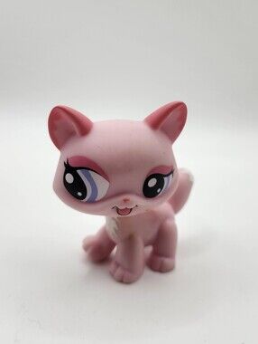 WALKING CAT #1312 - Authentic Littlest Pet Shop - Hasbro LPS Pink Destiny